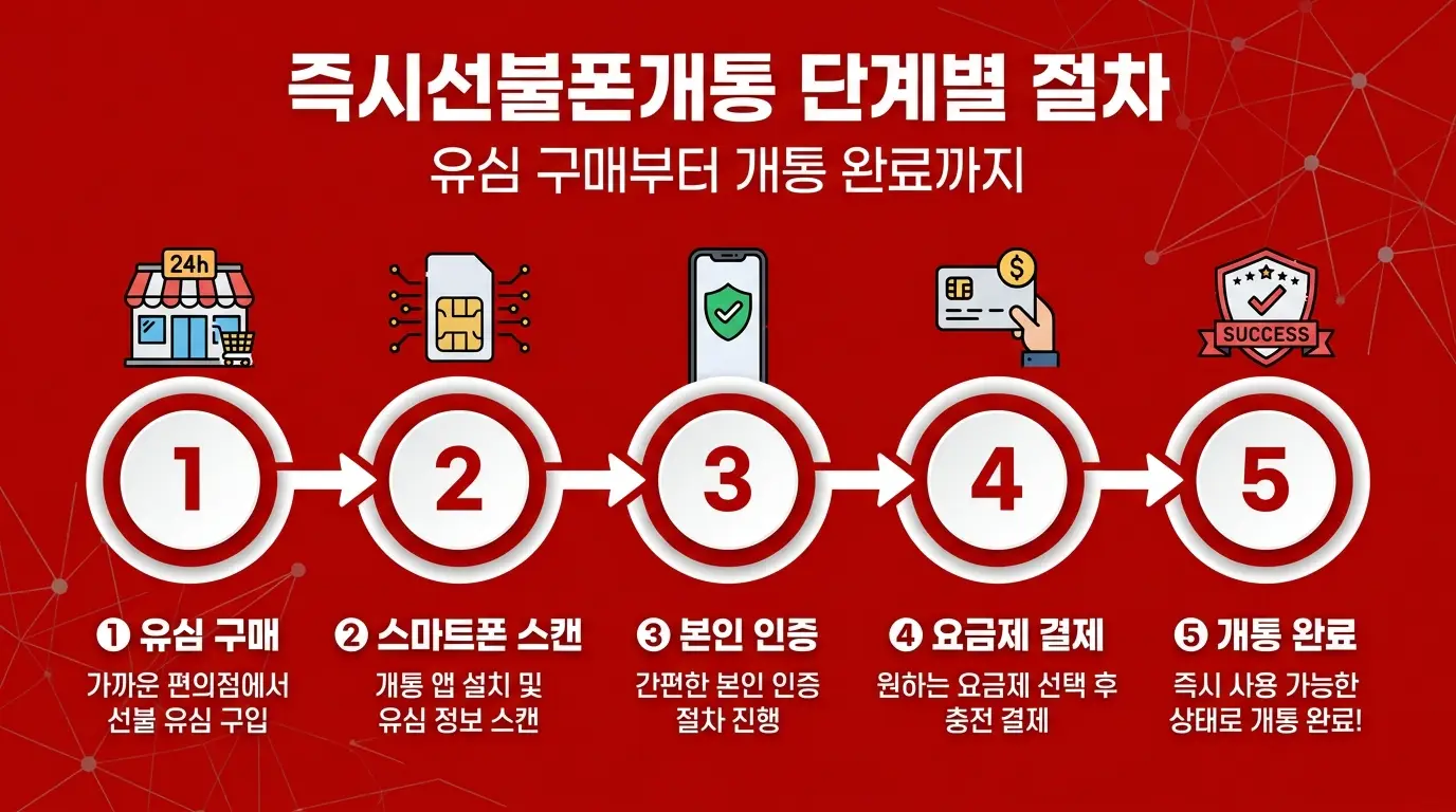 앤텔레콤 즉시선불폰개통 KT망 신청 후 지금 바로 사용하기