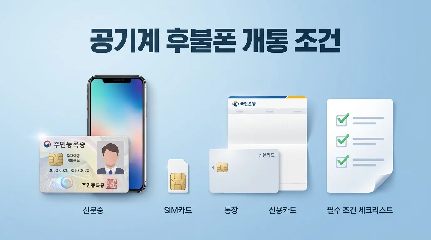 공기계 후불폰 개통 조건, 앤텔레콤에서 망과 요금 확인하는 순서
