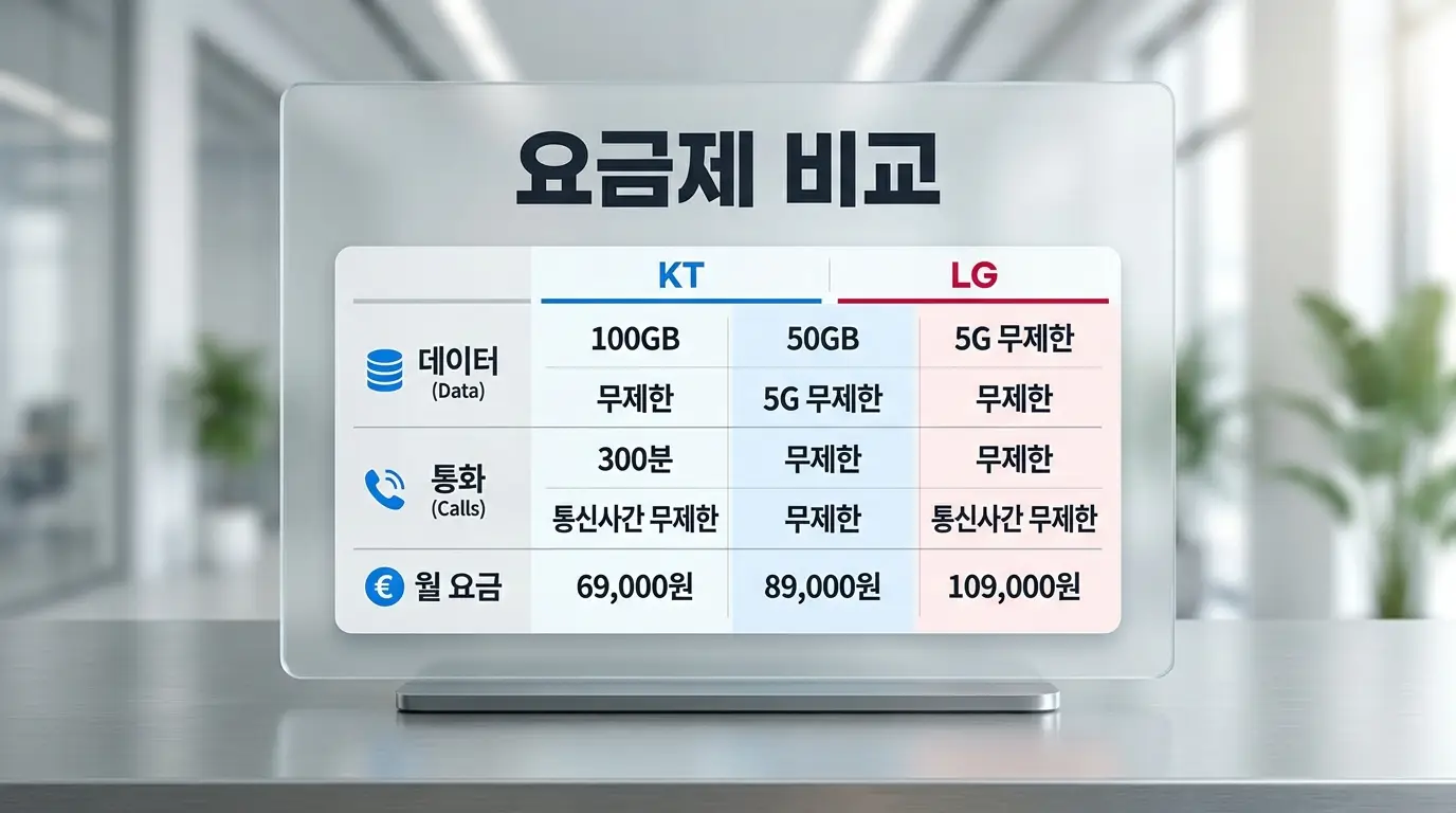 공기계 후불폰 개통 조건, 앤텔레콤에서 망과 요금 확인하는 순서