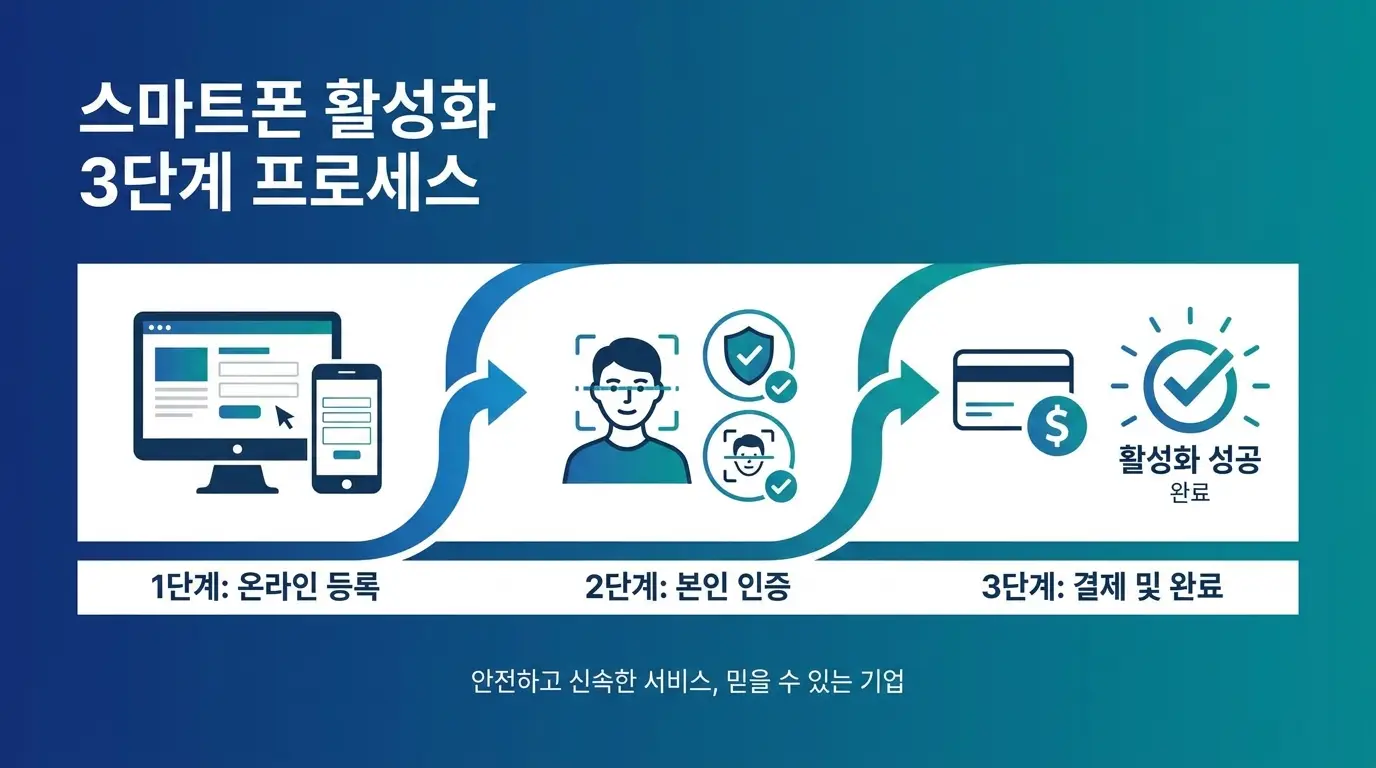 유심 개통 순서 헷갈릴 때, 온라인 신청부터 개통 완료까지 3단계 정리