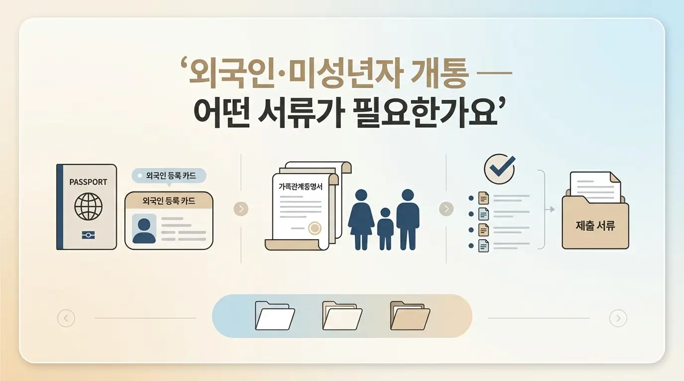 알뜰폰 바로 개통 가능한 상황과 불가한 상황, 조건 기준으로 구분 정리