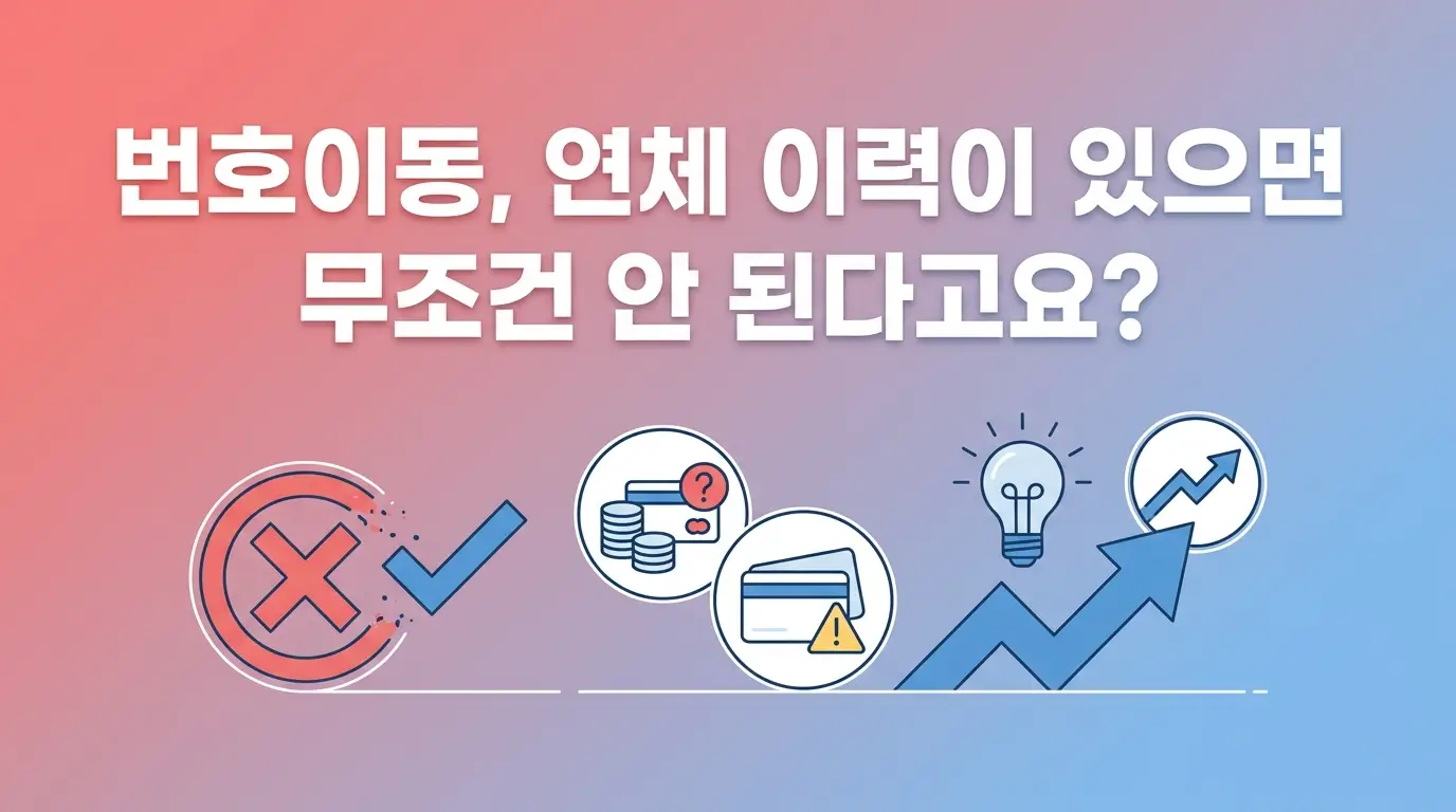 몬스터선불폰 번호이동 조건, 연체 이력 있어도 이동 가능한지 확인하는 법
