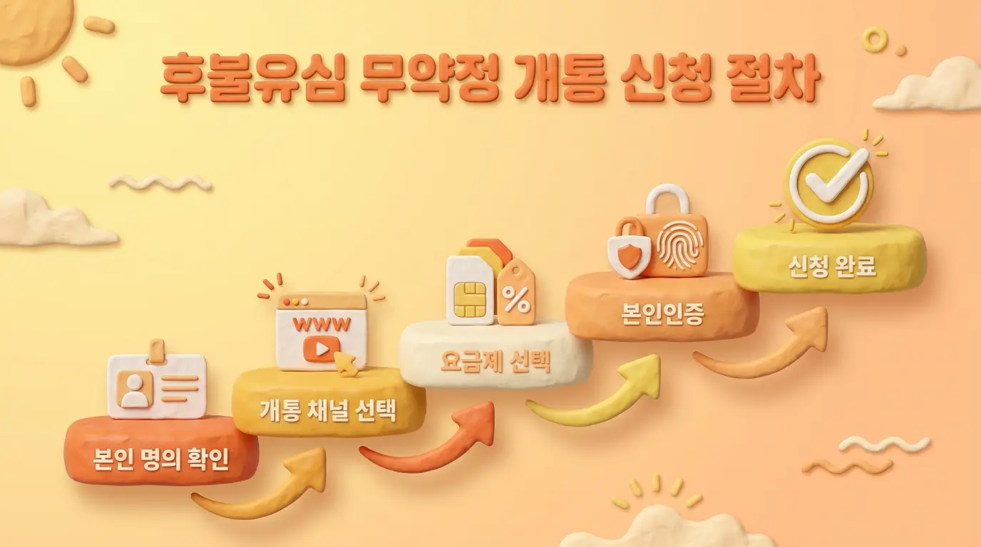 후불유심 약정 없이 개통하는 방법, 무약정 요금제 선택 기준과 신청 절차