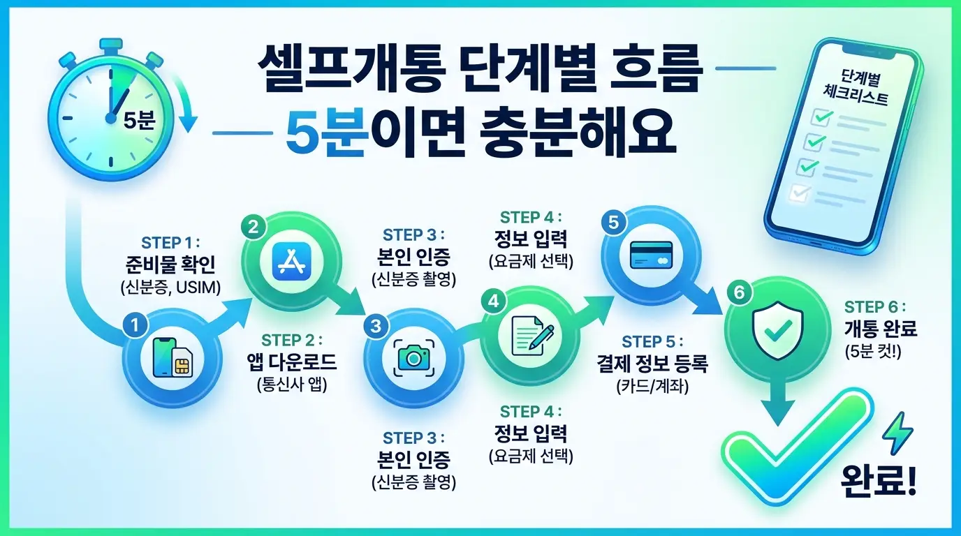 선불폰 바로 개통 가능한 상황, 즉시 개통 조건과 준비물 한눈에 정리