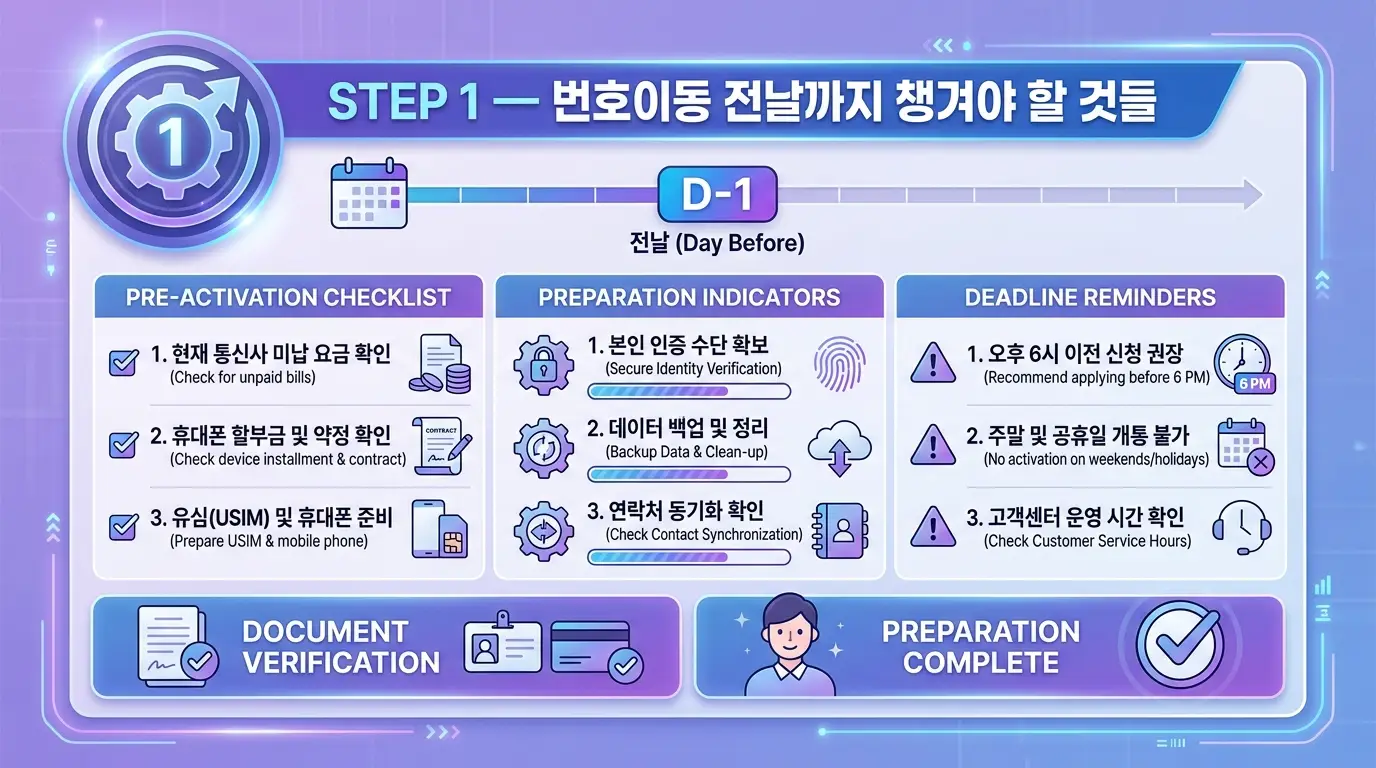 알뜰폰 셀프 번호이동 도전할 때 실패 없이 완료하는 체크 목록 정리