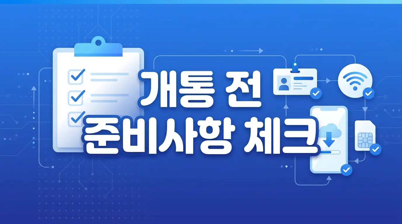 유심 받았는데 어떻게 해요? 바로유심 셀프 개통 A to Z