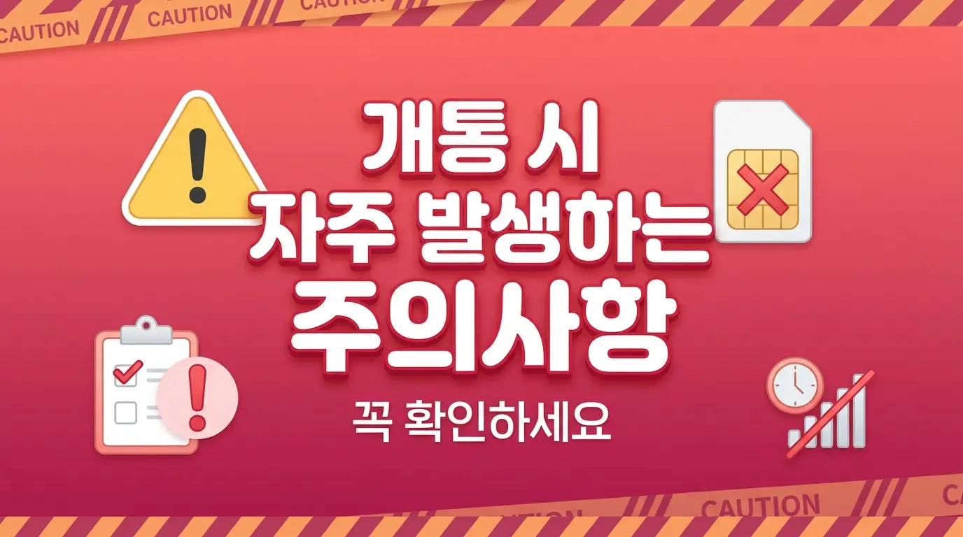 GS25에서 유심 구매 후 개통하는 법, 등록 절차와 주의할 점 정리