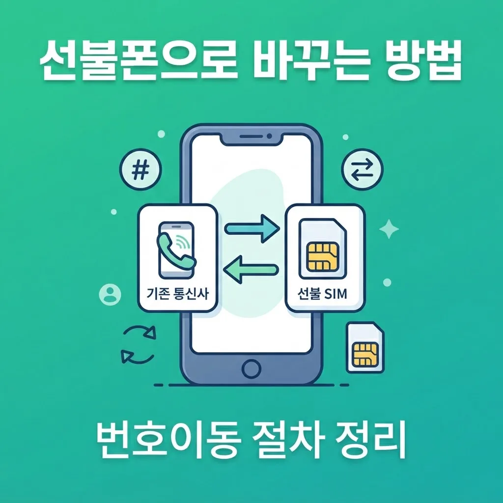 선불폰으로 바꾸는 방법 | 다른 통신사에서 선불폰 변경 절차 완전 정리