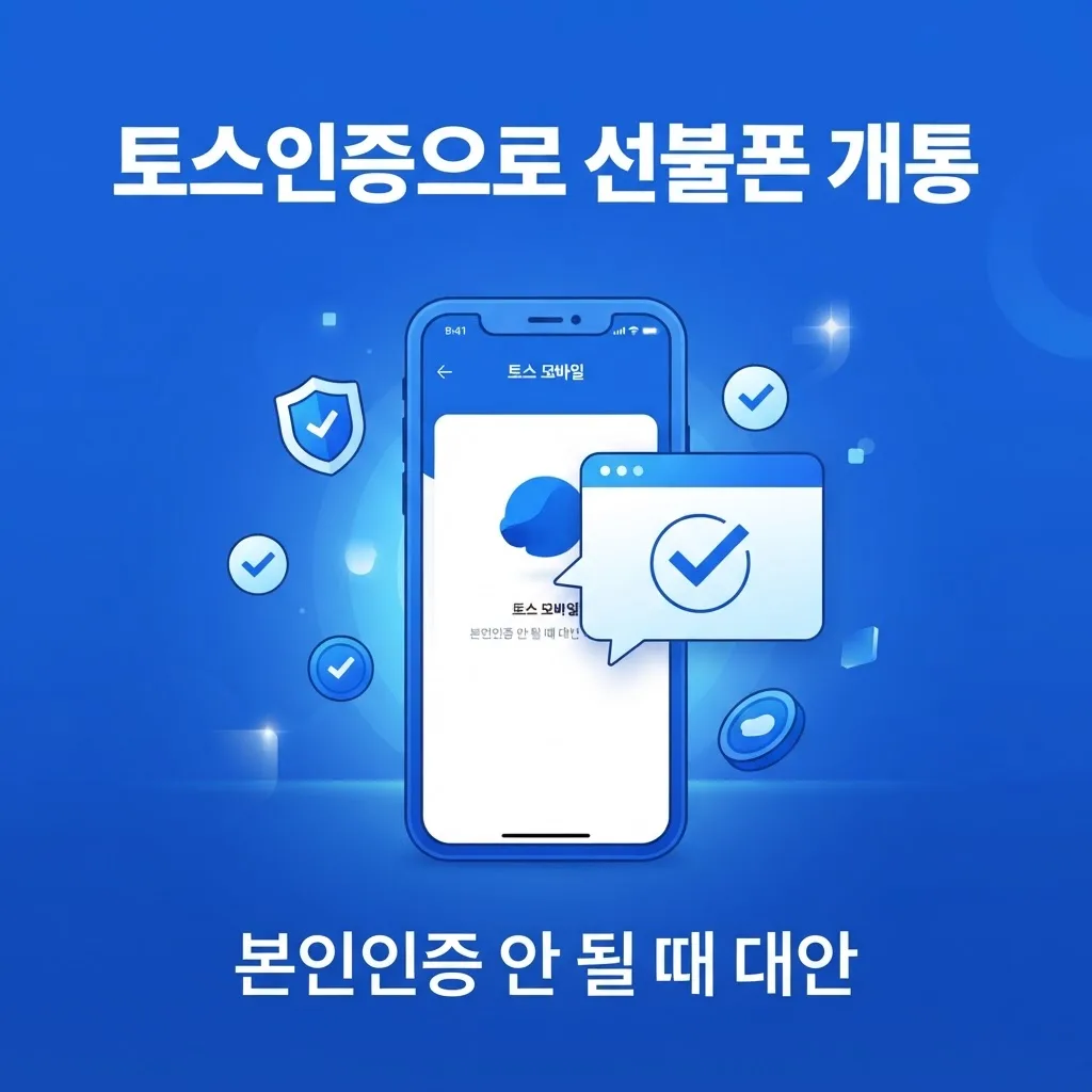 토스인증으로 선불폰 개통하는 법, 본인인증 안 될 때 대안으로 활용하기