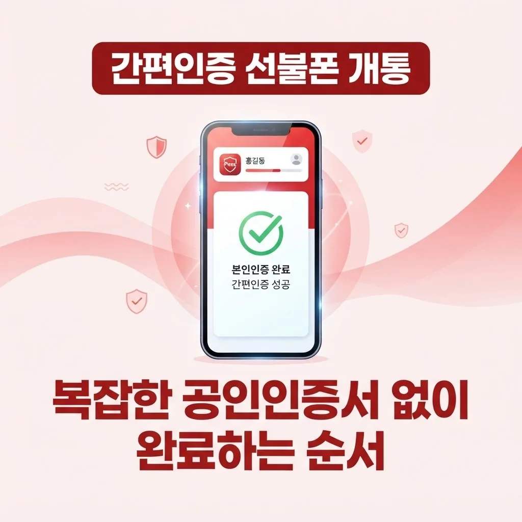 간편인증으로 선불폰 개통하는 법, 복잡한 공인인증서 없이 완료하는 순서
