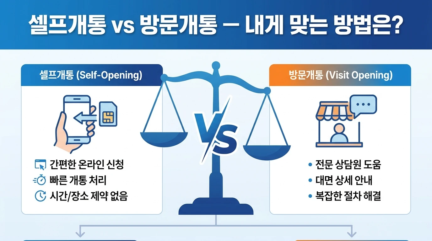 선불폰 셀프개통 절차와  안면인증 실패시 대처방법 정리