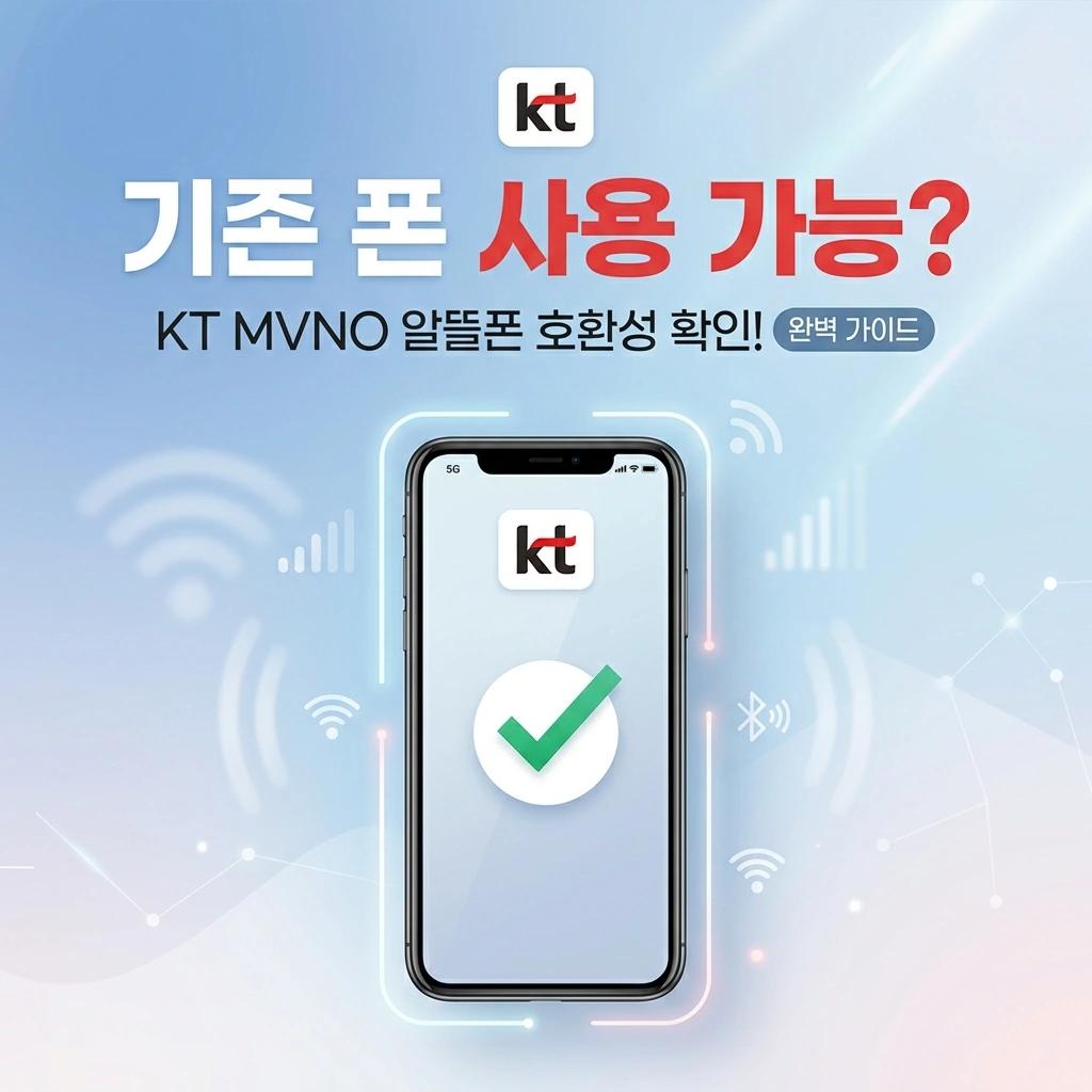 KT망 알뜰폰이 궁금한데 기존 폰 그대로 쓸 수 있는지 확인하는 법