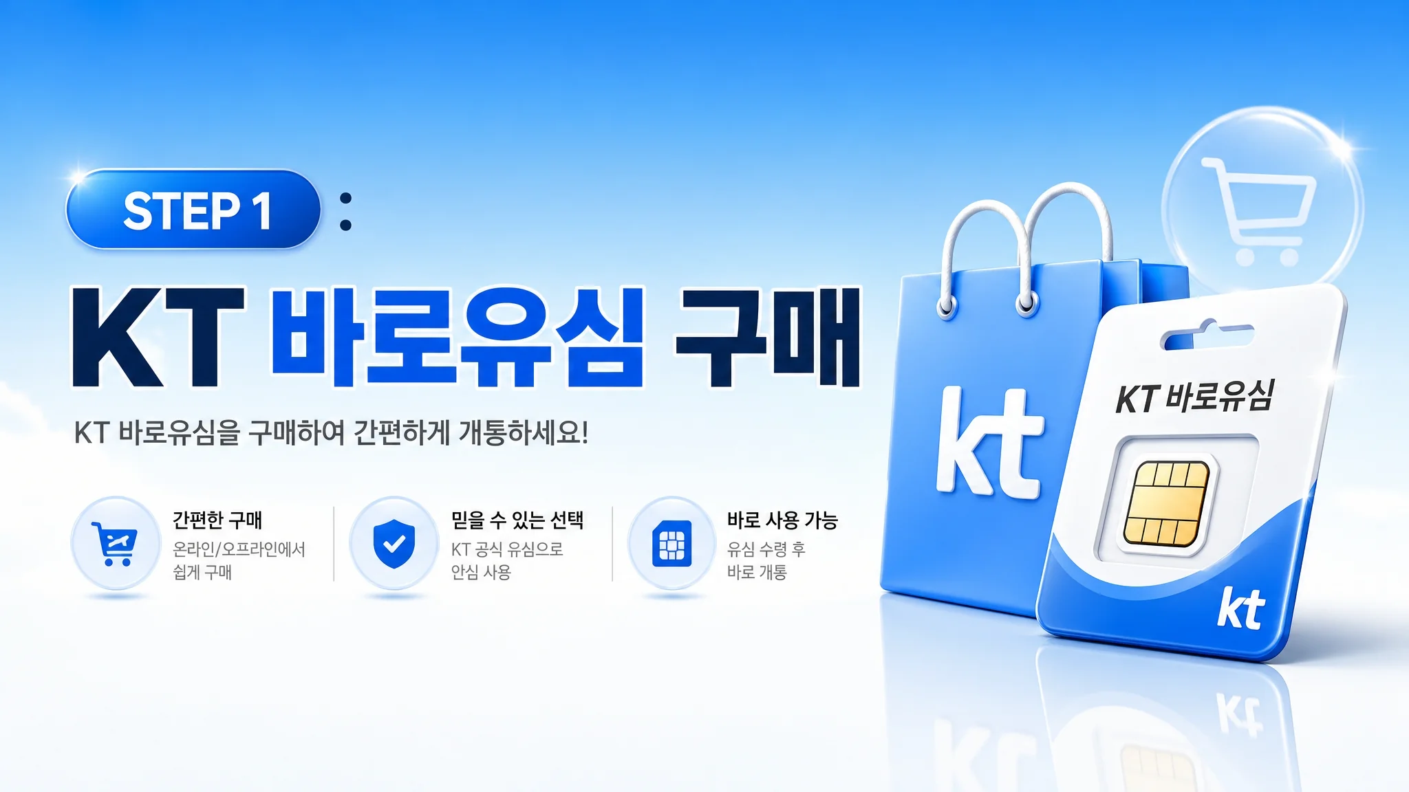 KT망 선불유심으로 공기계 개통하는 순서, 처음 해보는 분들 기준 정리