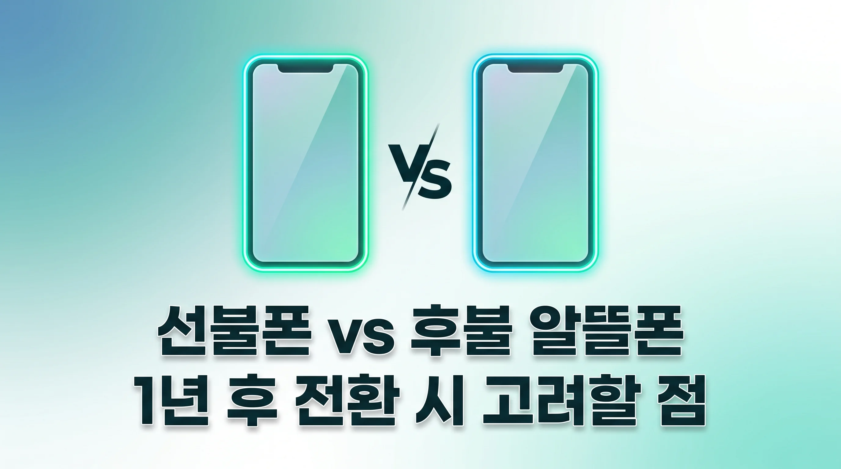 신용불량자 선불폰 1년 사용 후 신용점수 변화