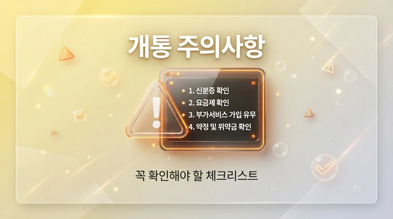 신용불량자 본인명의 휴대폰 개통 lte 통신망 선불유심 신청 후기