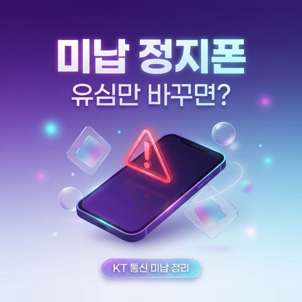 KT 미납 정지폰, 유심만 바꾸면 그대로 쓸 수 있을까요