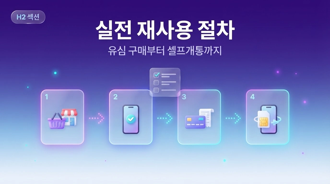 KT 미납 정지폰, 유심만 바꾸면 그대로 쓸 수 있을까요