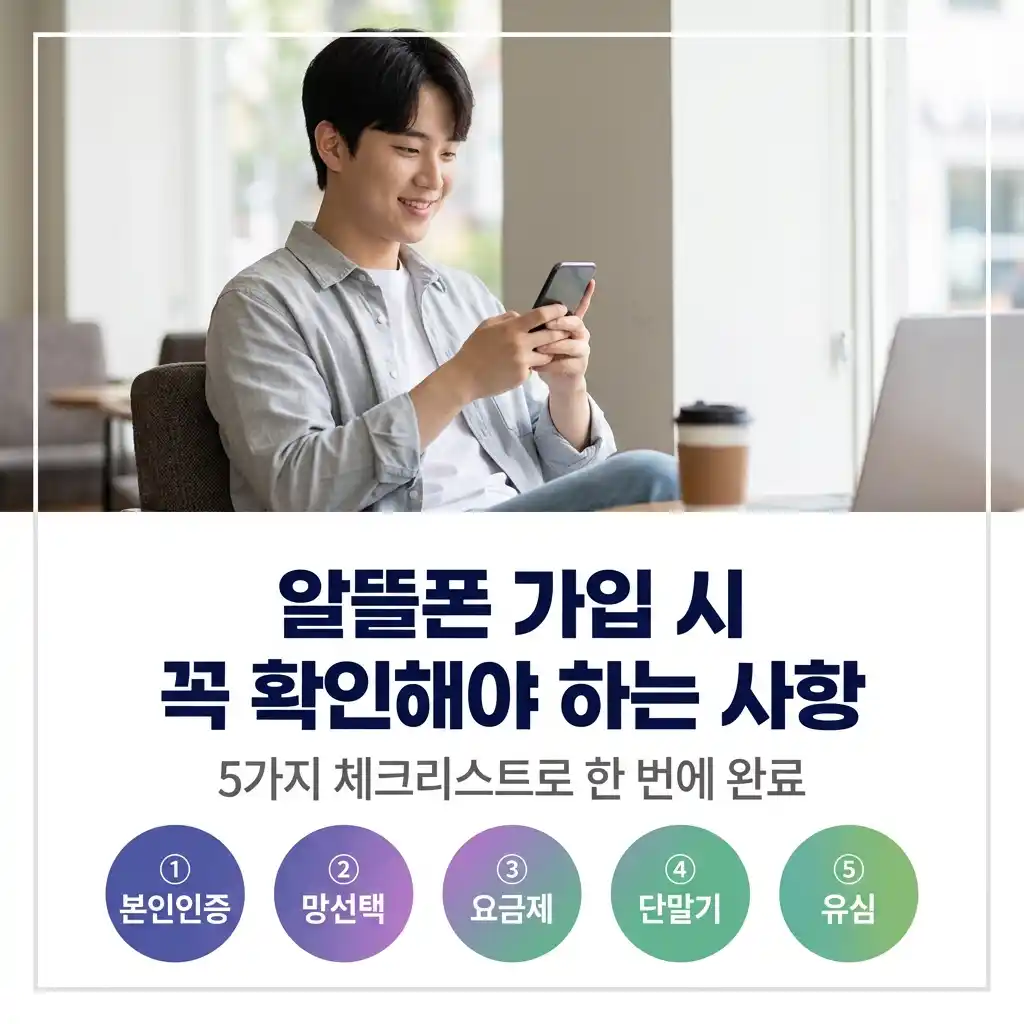 알뜰폰 가입 시 꼭 확인해야 하는 사항 및 방법 총정리