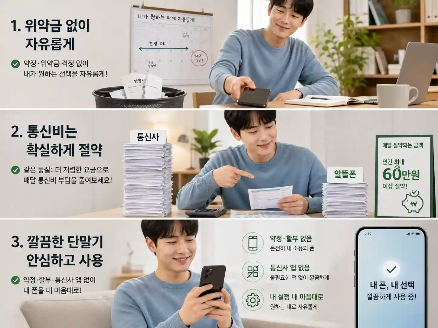 자급제폰 최저가 구입방법 및 알뜰폰 셀프개통 방법