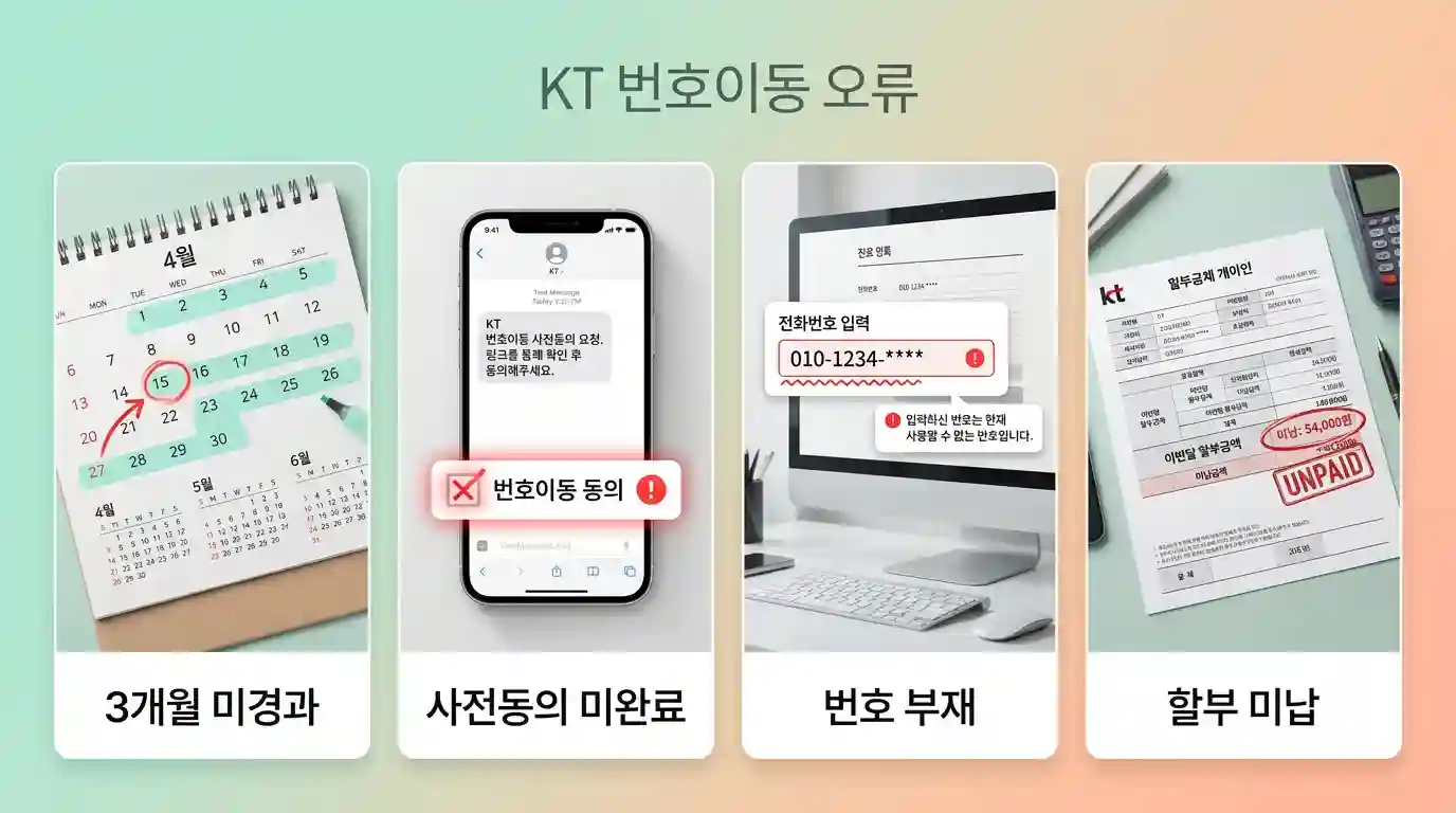 KT 알뜰폰 셀프개통 오류 - 원인과 해결법