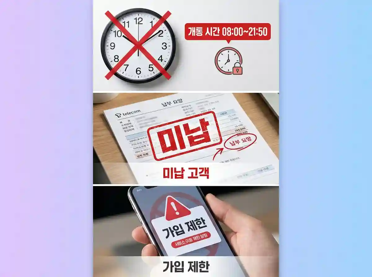 KT 알뜰폰 셀프개통 오류 - 원인과 해결법