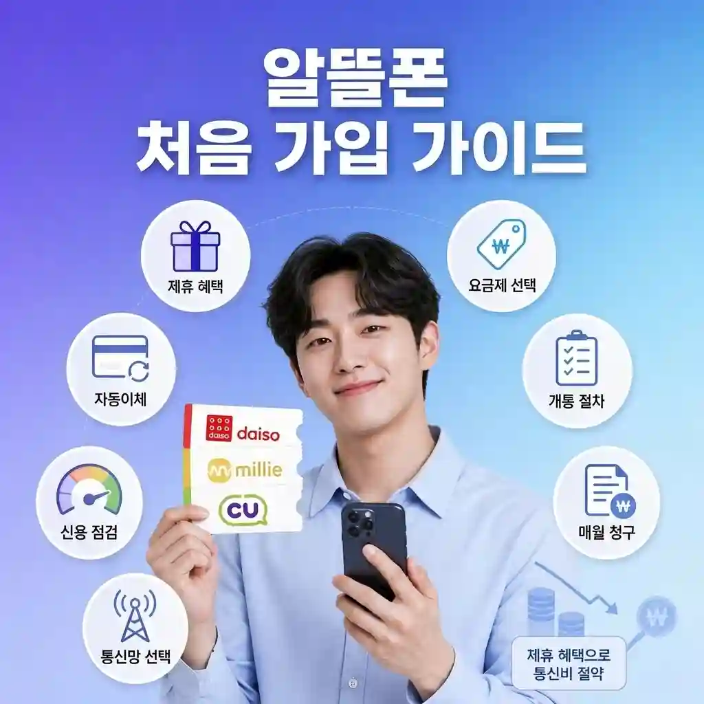 알뜰폰 처음 가입하실 때 꼭 알아야 하는 필수항목