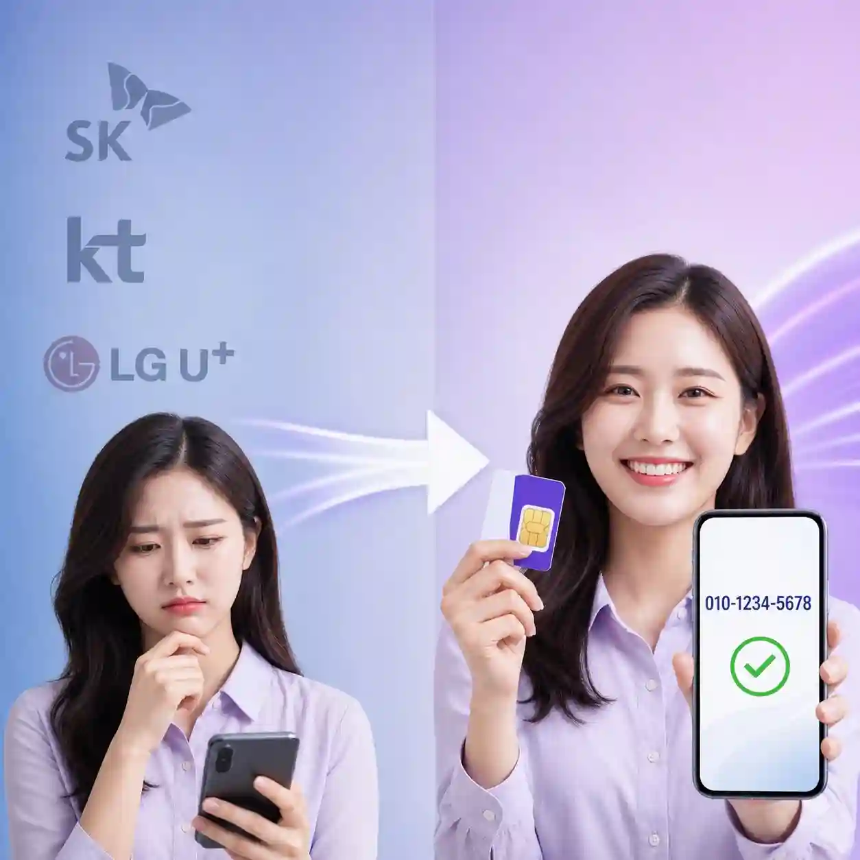 SK·KT·LG → 알뜰폰 번호이동 5단계 — 20분 완료 가이드