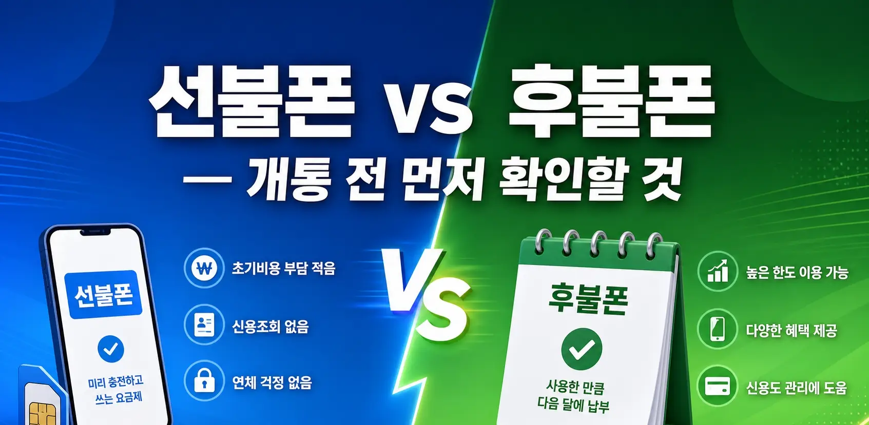 알뜰폰 선불 후불 온라인 셀프 개통 방법