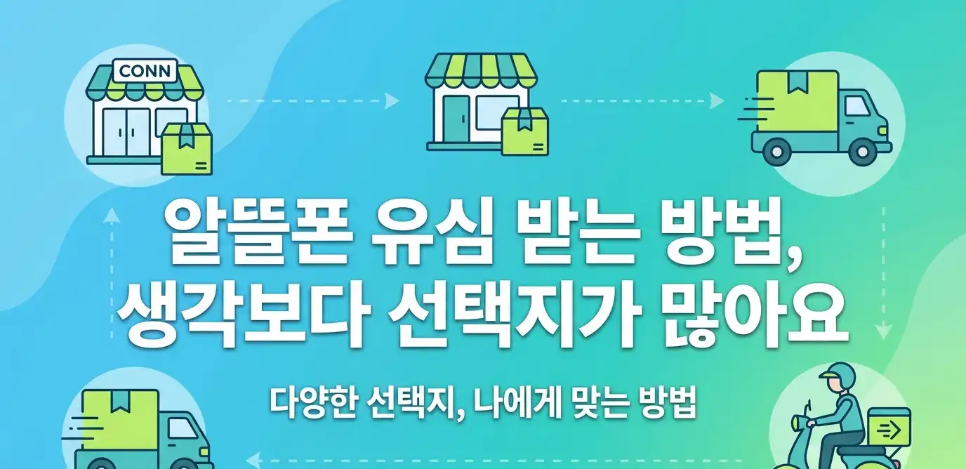 알뜰폰 유심퀵배송으로 당일 바로 사용하는 방법 정리