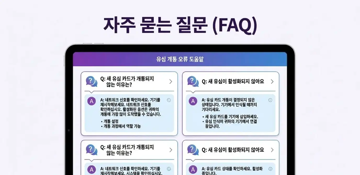 선불유심 본인인증 오류 때문에 막혔을 때 해결 방법 정리