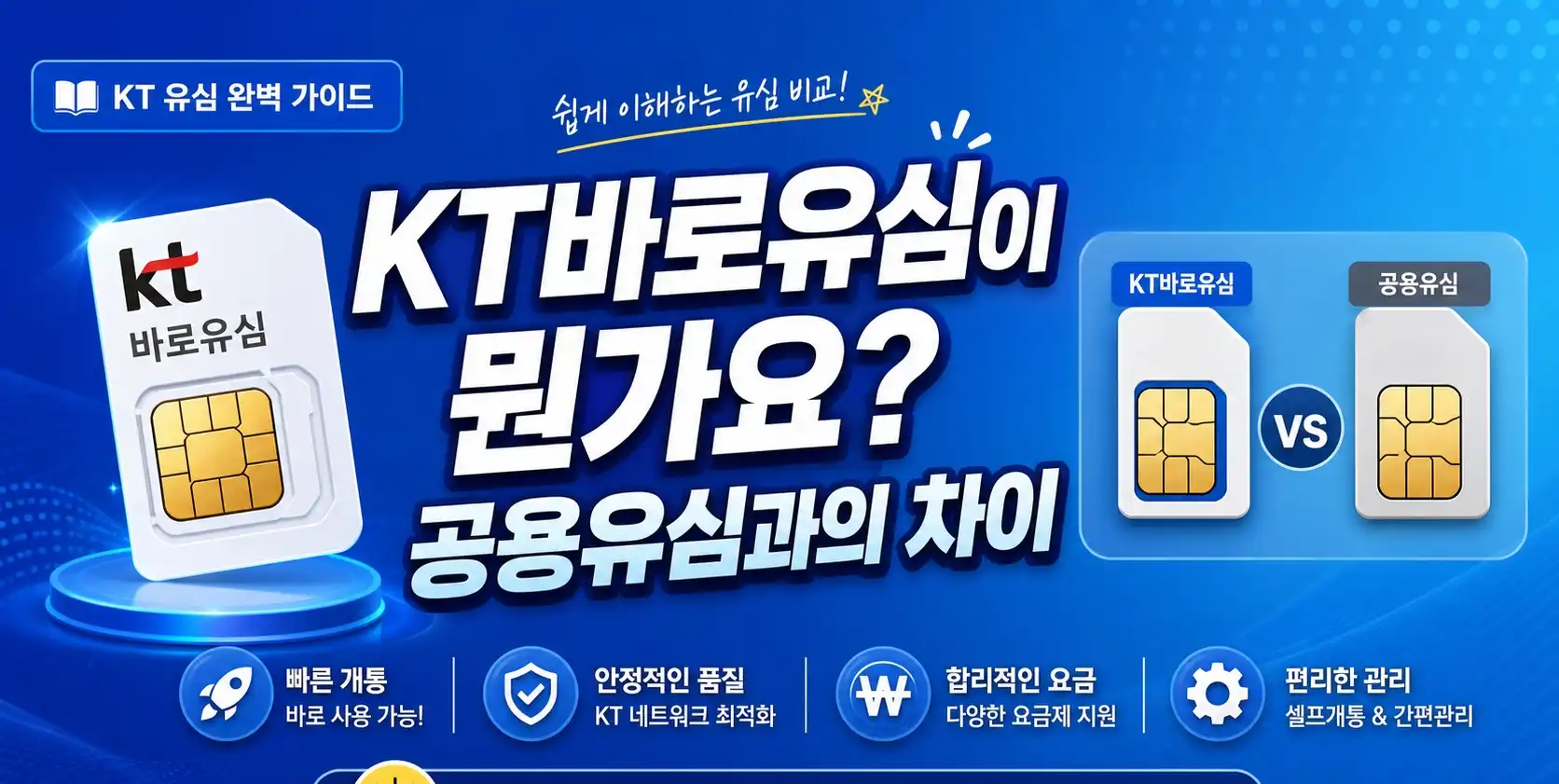 선불폰 KT바로유심 등록부터 사용까지 쉽게 정리