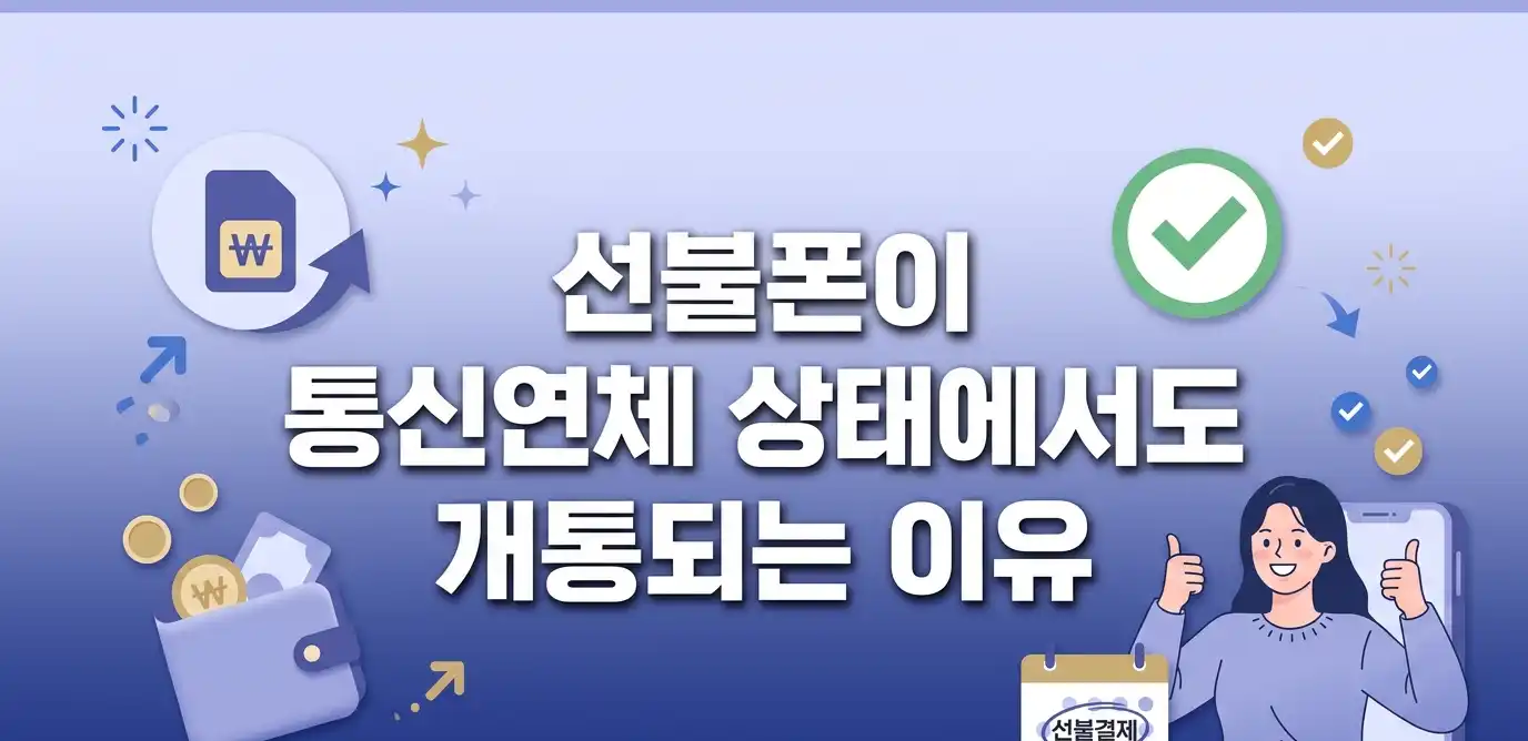 알뜰폰 통신연체 상태에서 번호 유지하는 방법 안내