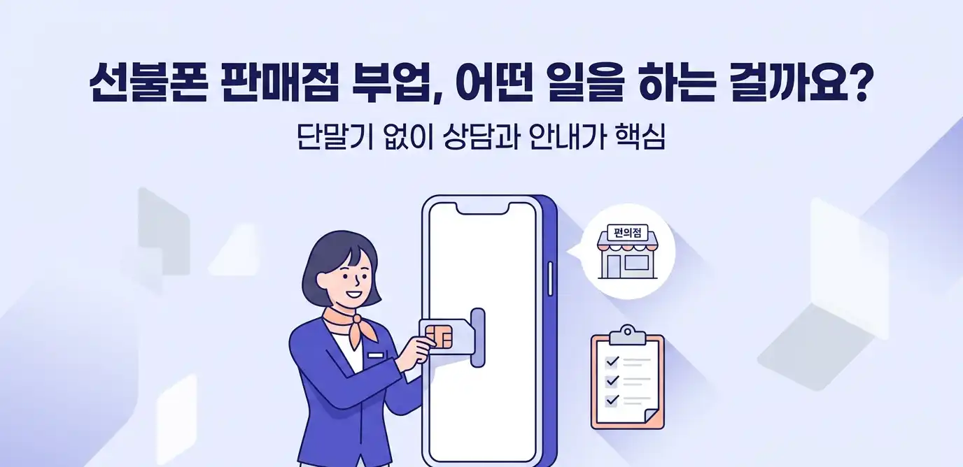 선불폰 판매점 부업으로 시작하는 방법