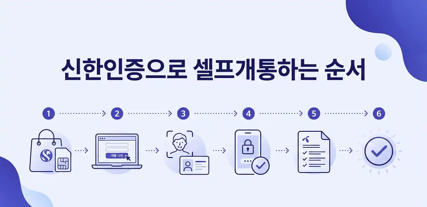 신한인증으로 당일개통 가능한 방법 정리