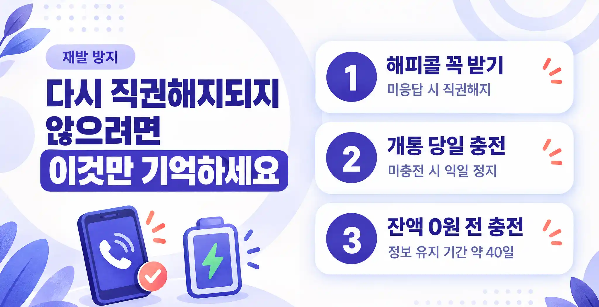 직권해지 자급제폰 편의점유심 사용 가능할까
