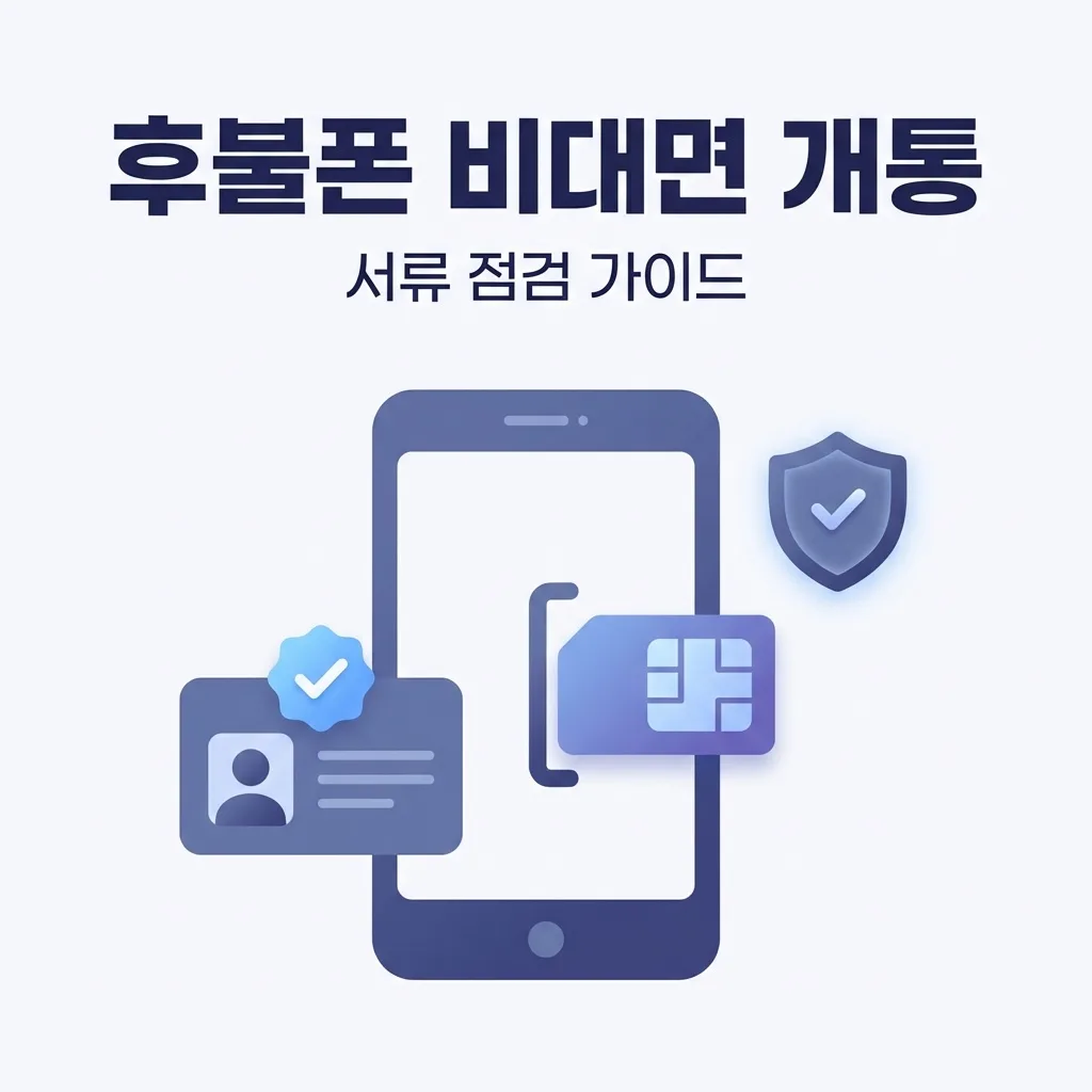 무방문으로 후불폰 개통 가능한지, 비대면 신청 조건과 서류 확인법