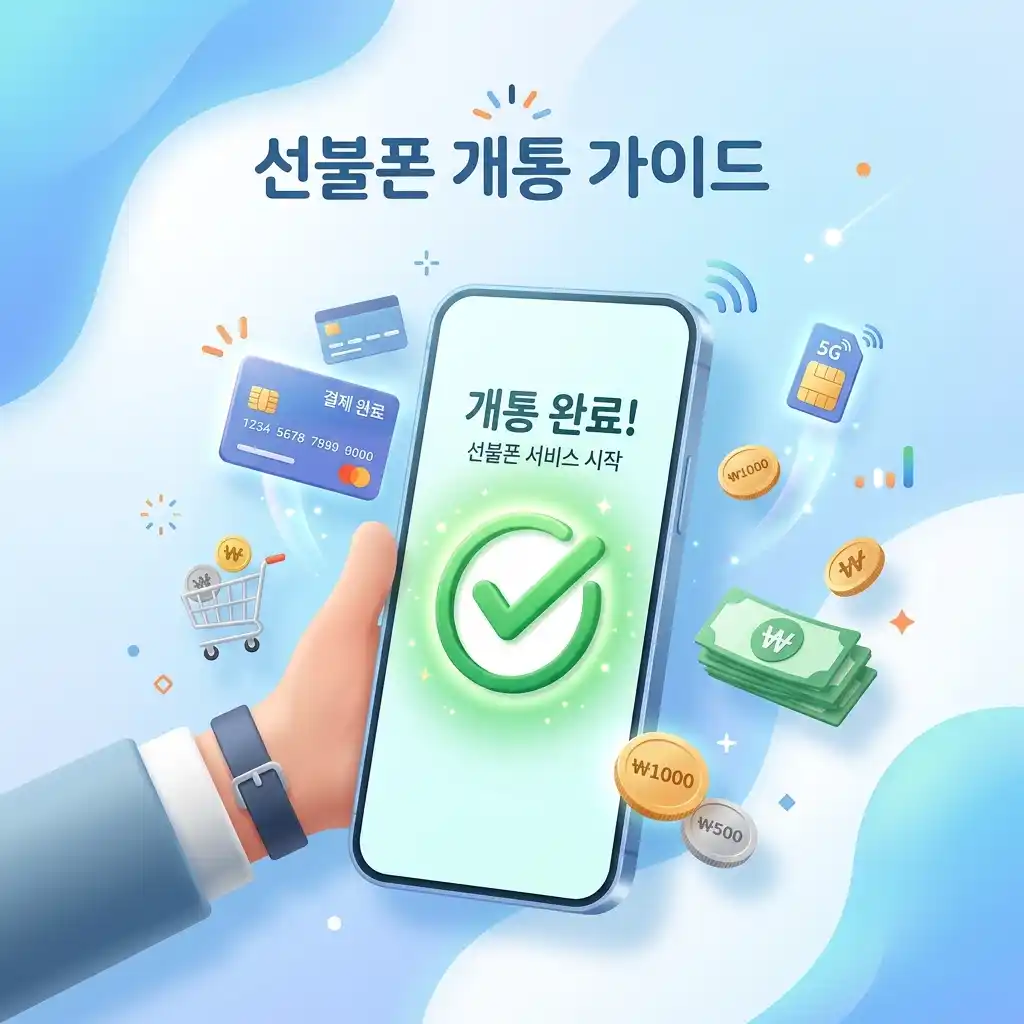 핸드폰 개통이 계속 거절된다면 — 미납 이력자를 위한 선불폰 가이드