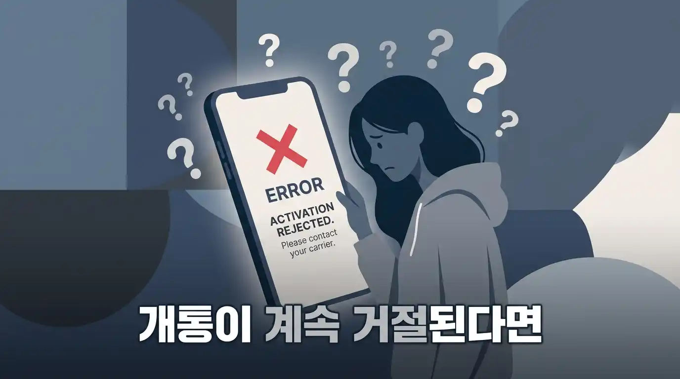 핸드폰 개통이 계속 거절된다면 — 미납 이력자를 위한 선불폰 가이드