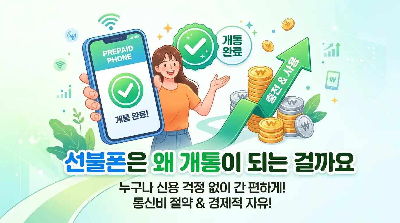 핸드폰 개통이 계속 거절된다면 — 미납 이력자를 위한 선불폰 가이드