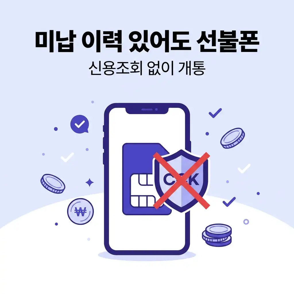 미납 이력 있을 때 선불폰이 나은 이유 — 요금 구조와 약정 기준으로 따져봄