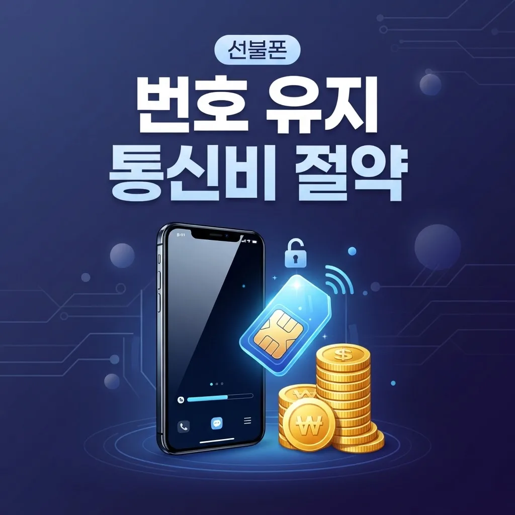 번호는 유지하고, 선불폰으로 통신비 아끼는 방법