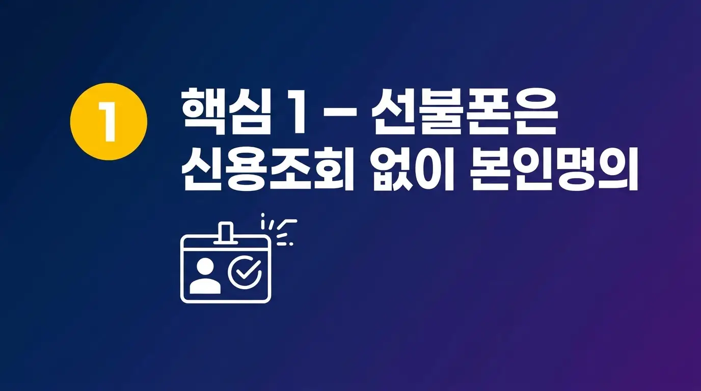 미납정지 예정 상태에서 선불폰 당일 개통, 놓치면 안 되는 핵심 3가지 정리