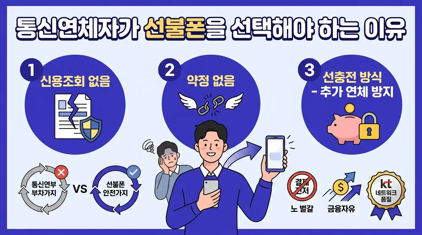 통신연체자 KT 5G 요금제 후기