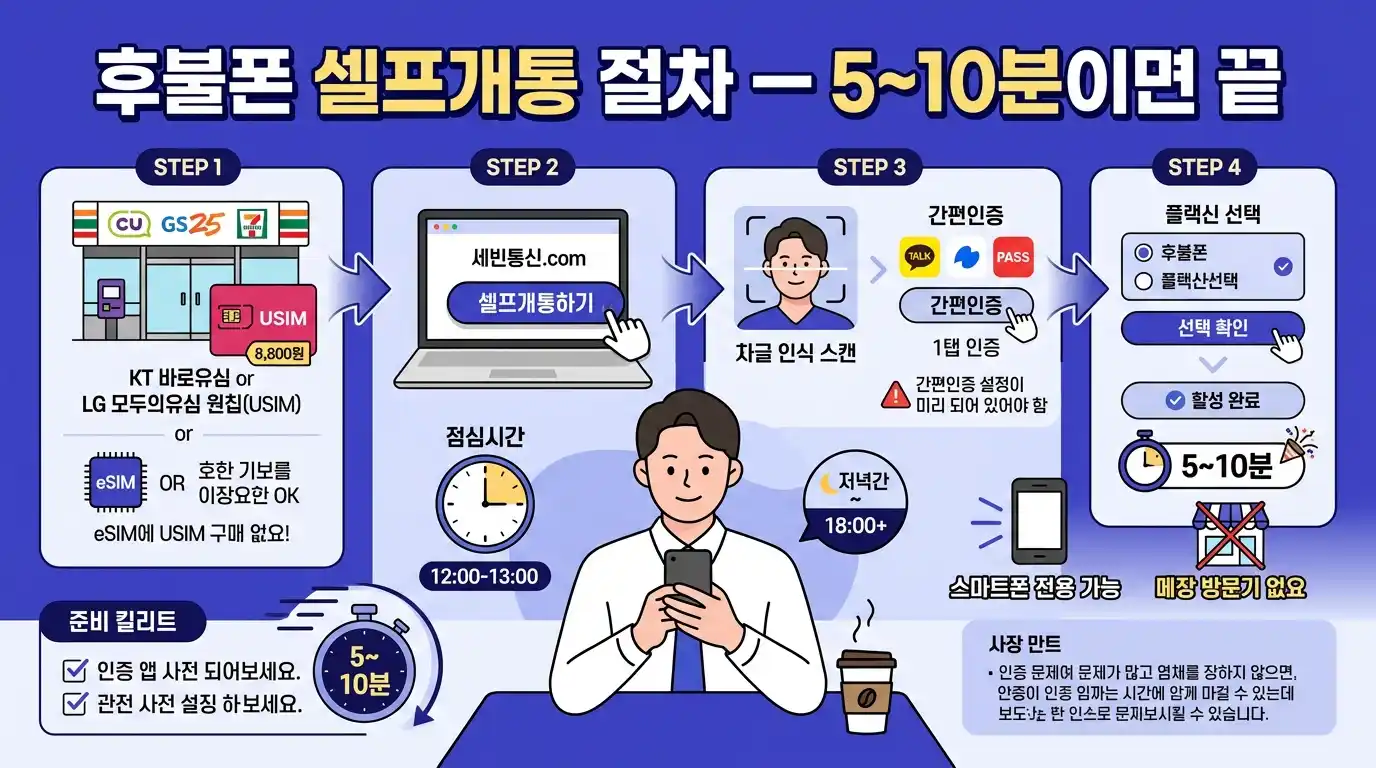 30대 후불폰 개통 방법 — 실패 없이 한 번에 끝내는 법