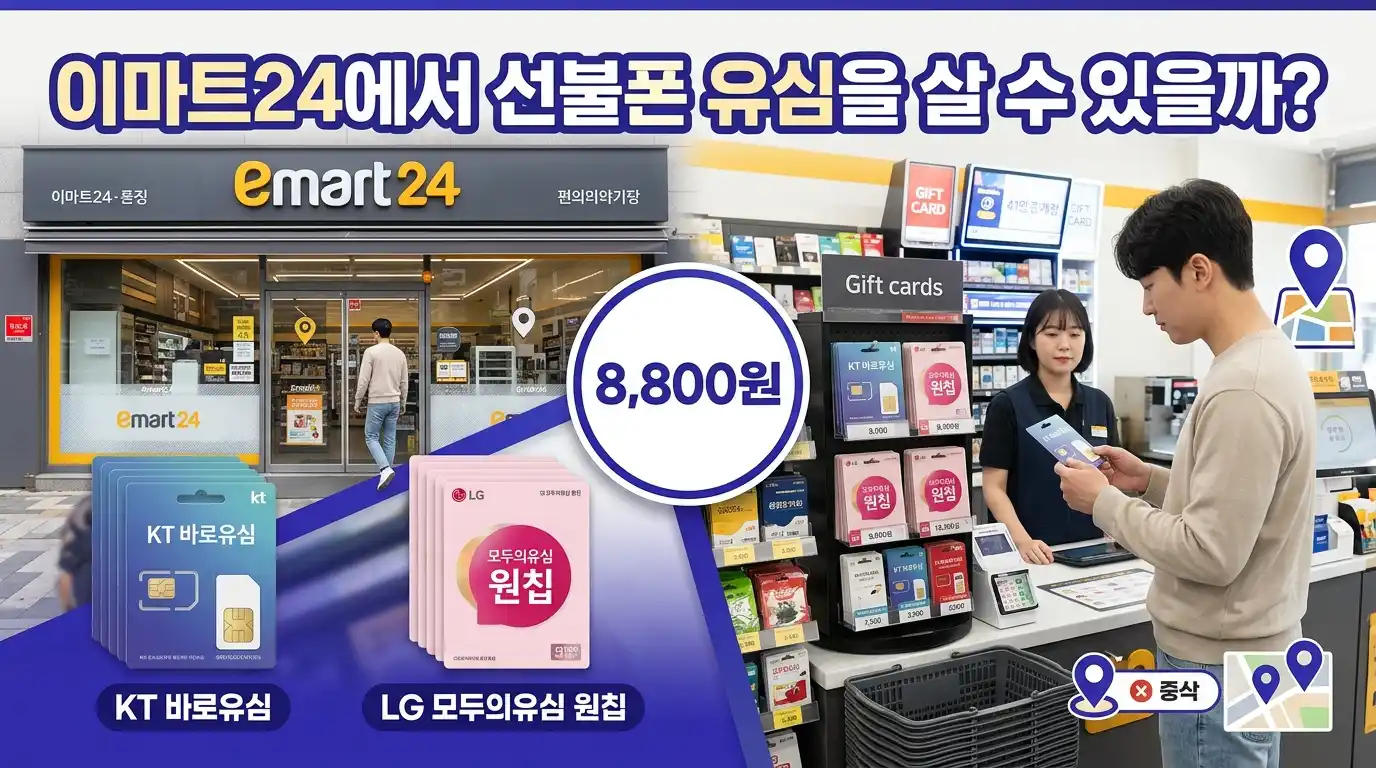 이마트24 선불폰 구매부터 개통까지 _ 놓치기 쉬운 주의사항 정리