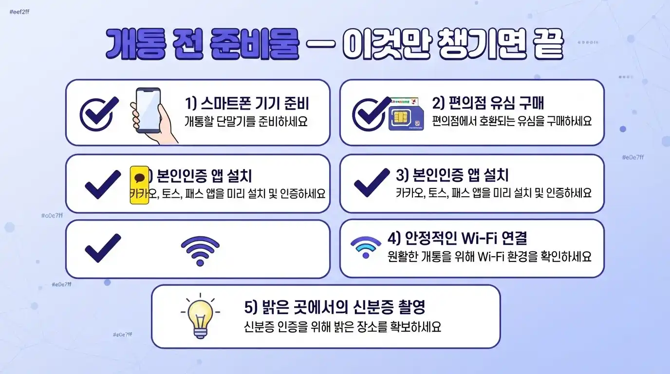 초보자 5G 요금제 개통 방법 — 신용조회 없이 진행하는 법
