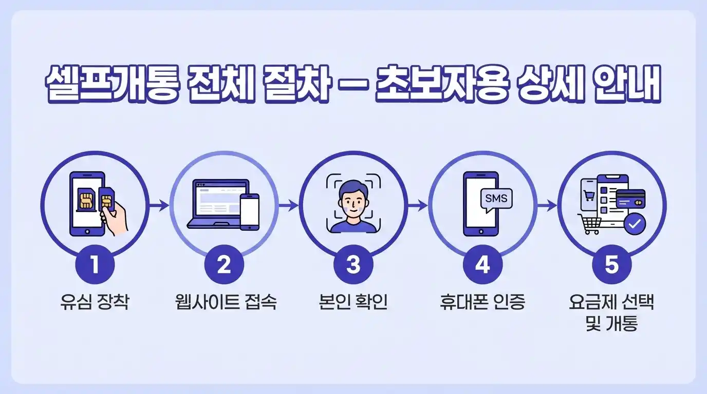 초보자 5G 요금제 개통 방법 — 신용조회 없이 진행하는 법