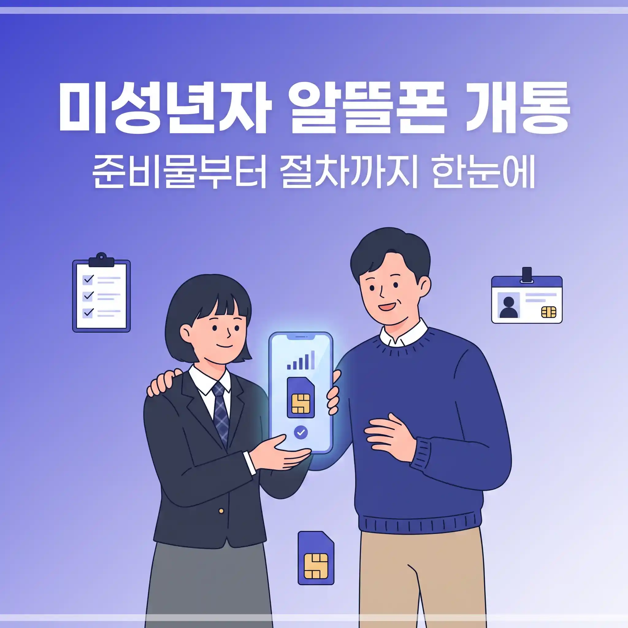 미성년자 알뜰폰 개통 방법 — 준비물부터 절차까지 한눈에