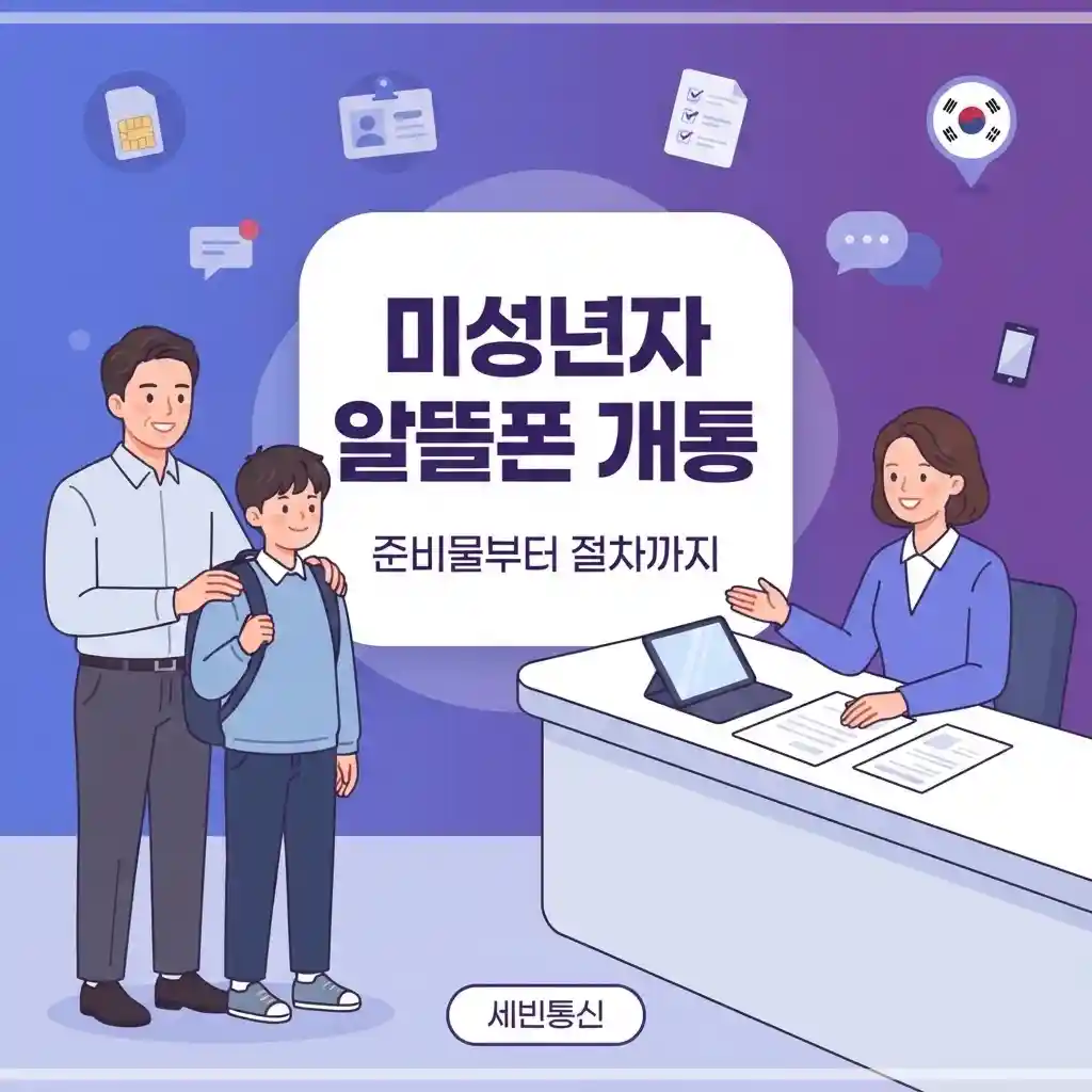 미성년자 알뜰폰 개통 방법 — 준비물부터 절차까지 한눈에