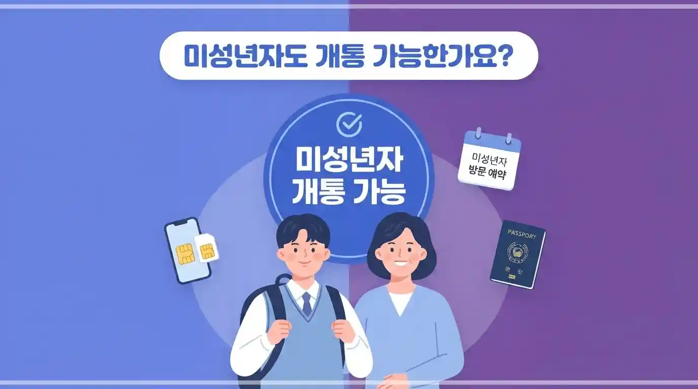 미성년자 알뜰폰 개통 방법 — 준비물부터 절차까지 한눈에